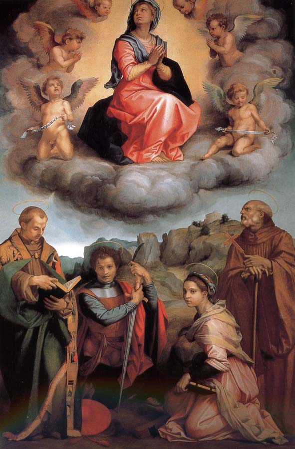 Our Lady of the four-day Saints glory